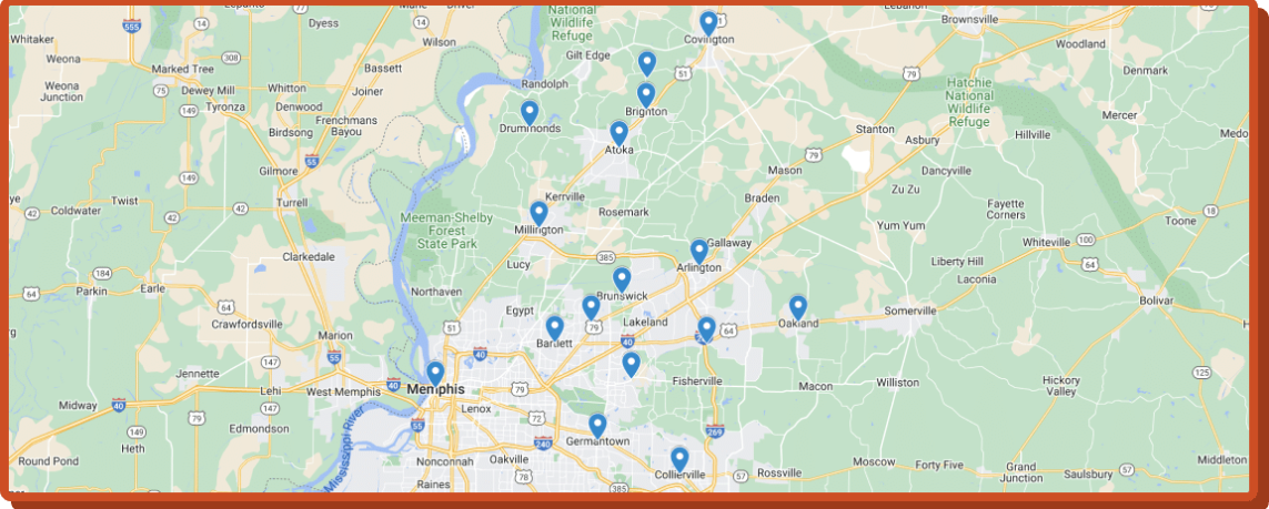 service areas map